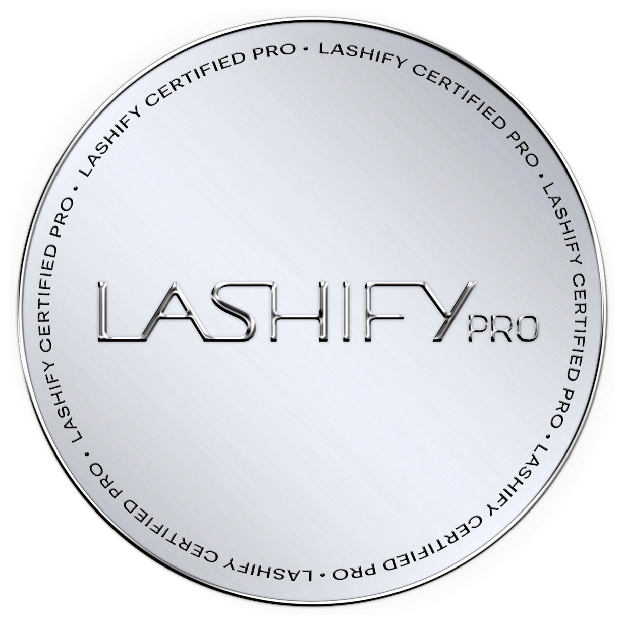 Lashify Certified Pro Window Badge